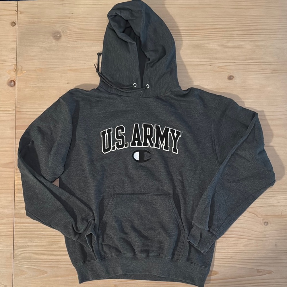 Champion Gray Sweater US Army medium